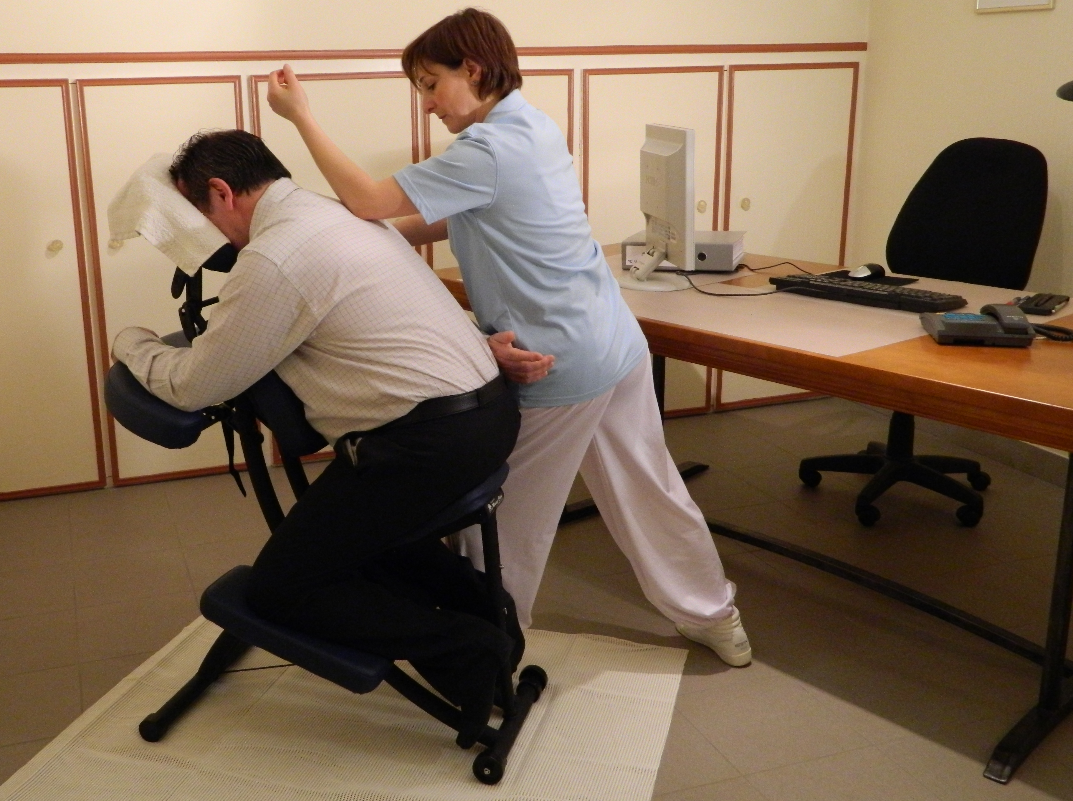 Massage en entreprise